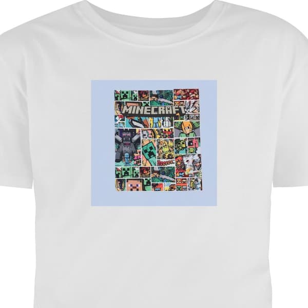T-skjorte for Barn | Klassisk Barn-T-skjorte Minecraft Kunst