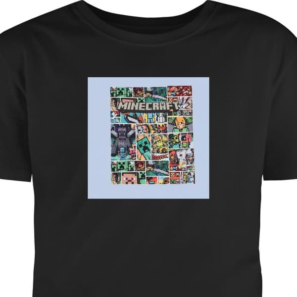 T-skjorte for Barn | Klassisk Barn-T-skjorte Minecraft Kunst