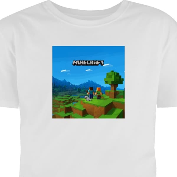 T-shirt för Barn | Klassisk Barn-T-shirt Minecraft Key Art