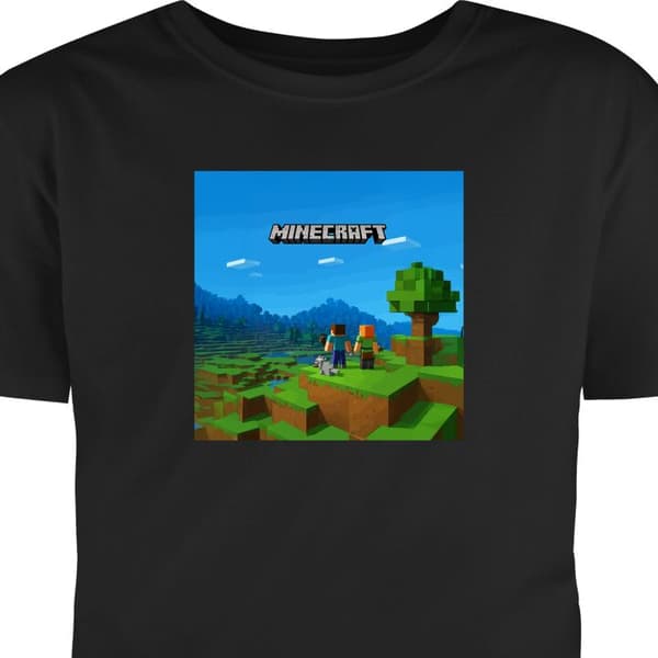 T-shirt för Barn | Klassisk Barn-T-shirt Minecraft Key Art