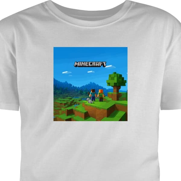 T-shirt för Barn | Klassisk Barn-T-shirt Minecraft Key Art