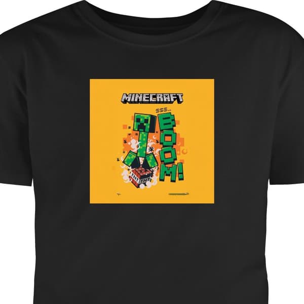 Voksen-T-skjorte | Komfortabel T-skjorte for Voksne Minecraft Boom