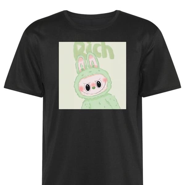 Sport-T-shirt för Vuxen | Bekväm Tränings-T-shirt Pop mart lab Svart 5X-Large