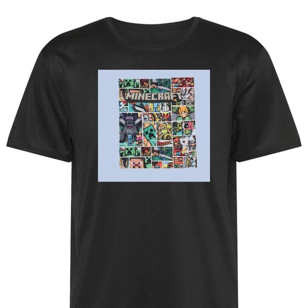 Sport T-shirt til Voksen | Behagelig Trænings T-shirt Minecraf