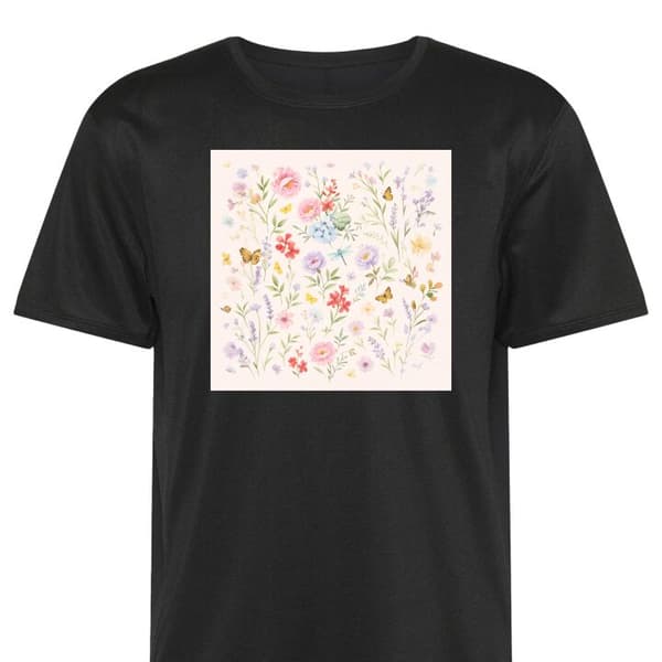 Sport-T-shirt för Vuxen | Bekväm Tränings-T-shirt Blommor