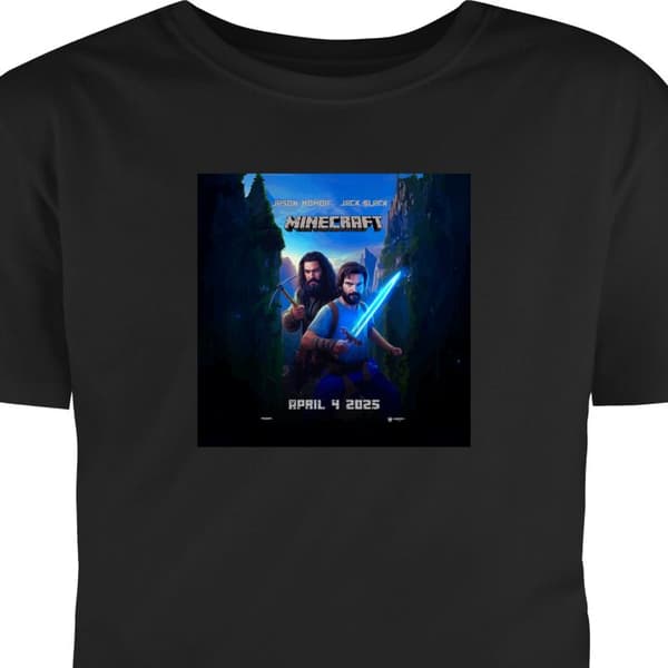 Aikuisten T-paita | Mukava T-paita Aikuisille Minecraft-elokuv