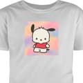 Miniatyrbillede 1 af 9: T-shirt til Børn | Klassisk Børne T-shirt Kawaii Sanrio Pochacco