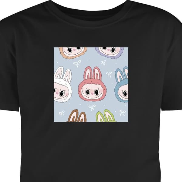 T-shirt til Børn | Klassisk Børne T-shirt Pastel Labubu