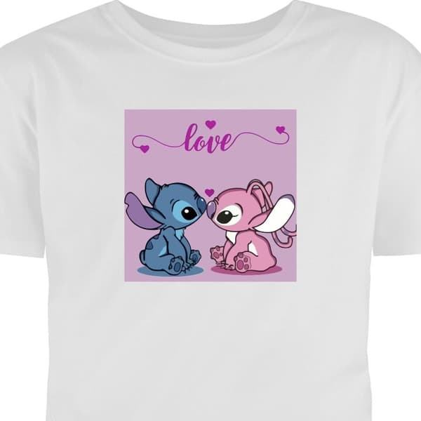 T-shirt för Barn | Klassisk Barn-T-shirt Lilo & Stitch – Angel