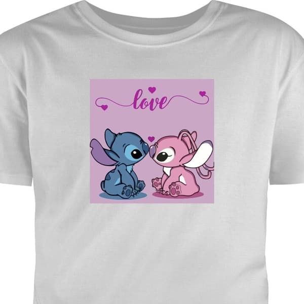 T-shirt för Barn | Klassisk Barn-T-shirt Lilo & Stitch – Angel