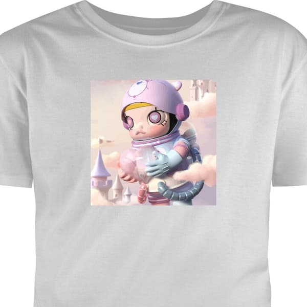 Voksen T-shirt | Behagelig T-shirt til Voksne Mega Space Molly