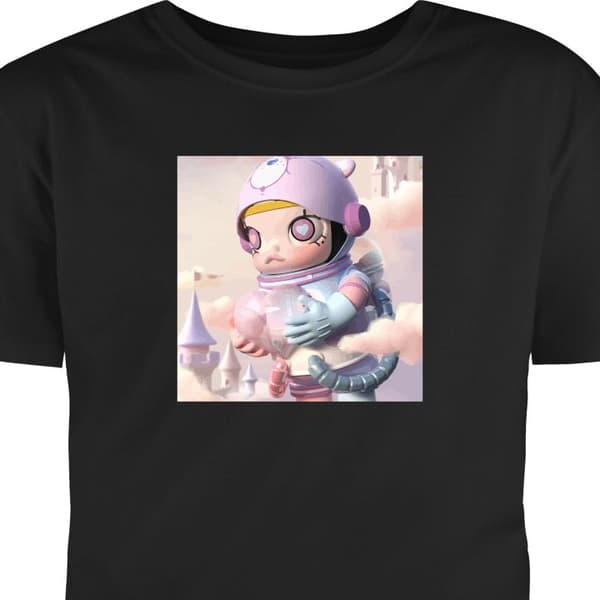 Voksen T-shirt | Behagelig T-shirt til Voksne Mega Space Molly