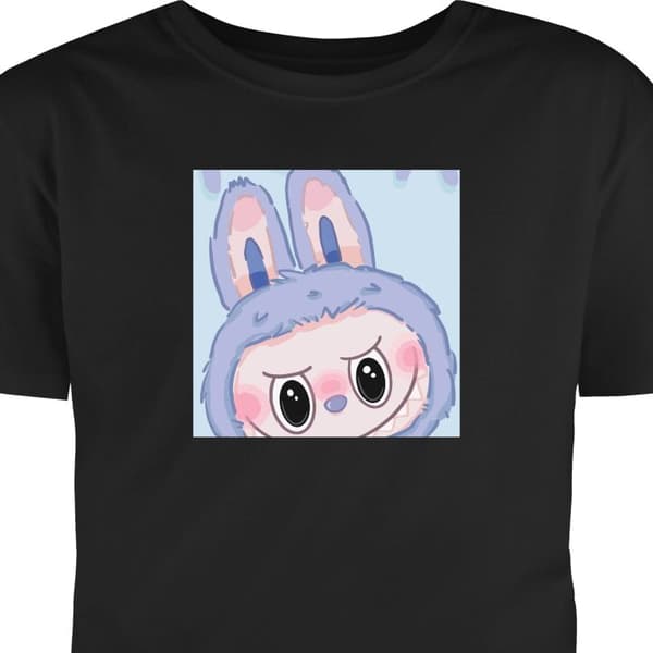 Aikuisten T-paita | Mukava T-paita Aikuisille Blue Bunny Labub