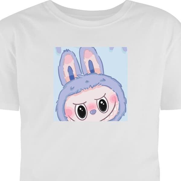 Aikuisten T-paita | Mukava T-paita Aikuisille Blue Bunny Labub