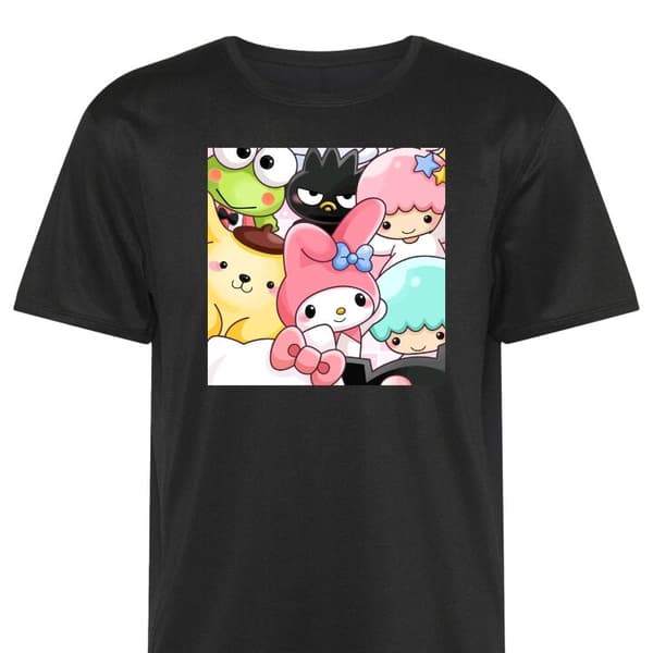 Sport-T-shirt för Vuxen | Bekväm Tränings-T-shirt Kawaii Sanri