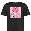 Miniatyrbillede 2 af 2: Sport T-shirt til Voksen | Behagelig Trænings T-shirt Labubu P