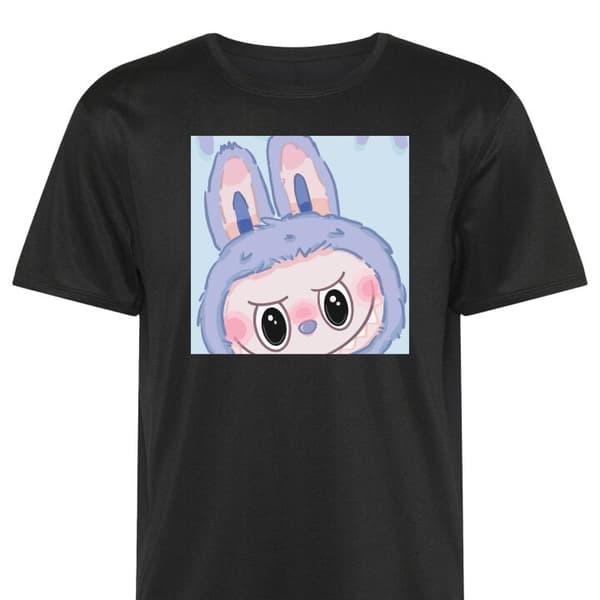 Sport-T-shirt för Vuxen | Bekväm Tränings-T-shirt Blue Bunny L Svart Small
