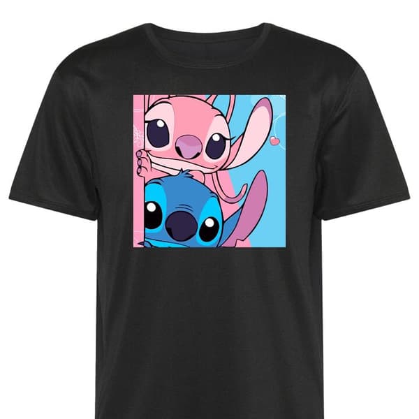 Sport-T-shirt för Vuxen | Bekväm Tränings-T-shirt Stitch & Ang