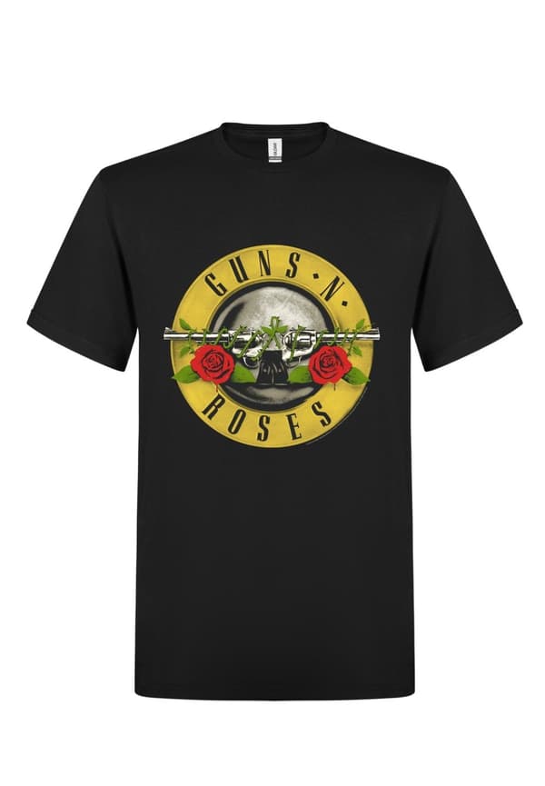 Guns N´ Roses Bullet Logo  T-Paita Musta Medium