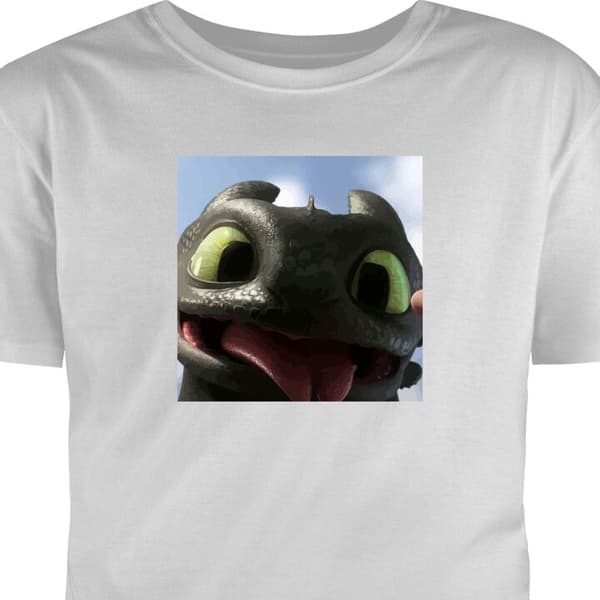 Voksen T-shirt | Behagelig T-shirt til Voksne Hvordan træner du din drage