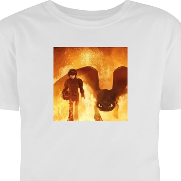 Vuxen-T-shirt | Bekväm T-shirt för Vuxna Draktränaren
