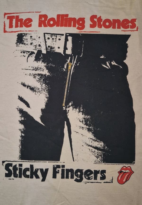 Rolling Stones Sticky fingers Tongue  T-Paita