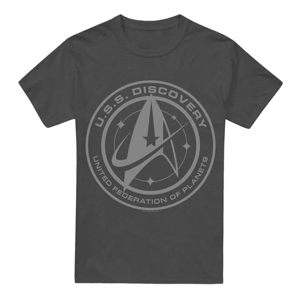 Star Trek: Discovery Unisex Adult Discovery Crest T-Shirt