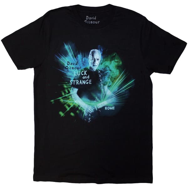 David Gilmour Unisex Adult Luck Strange Rome Back Print T-Shirt