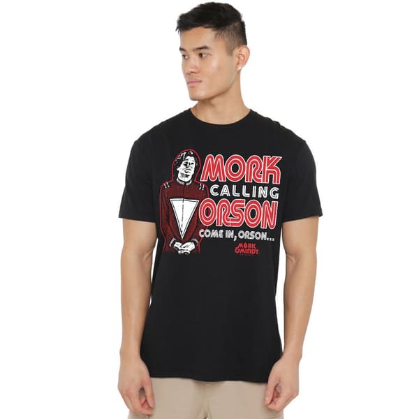 Mork And Mindy Mens Mork Calling Orson T Shirt CDON