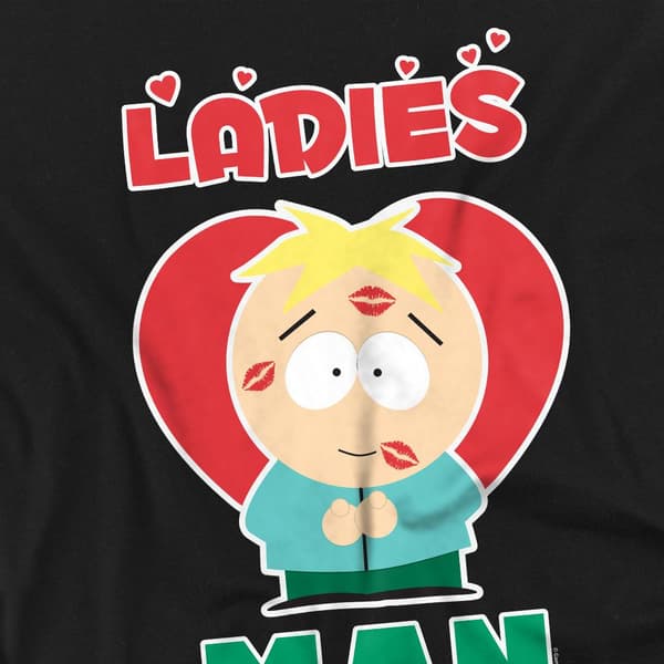 South Park Mens Ladies Man Butters Valentine`s Day T-Shirt CDON