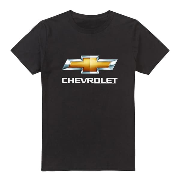 Chevrolet Unisex Adult Bowtie Stacked T-Shirt