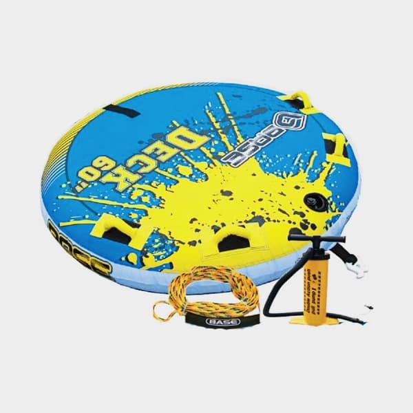Åkring BASE Deck 60", Ø152 cm, 2 personer, blå + draglina + handpump