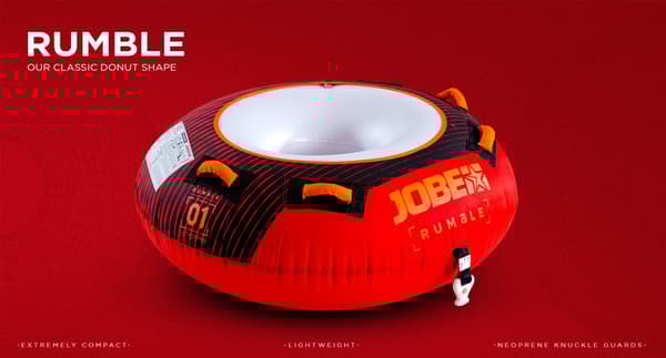 Åkring JOBE Rumble 1P Red, 1 person, Ø117 x 44 cm, röd