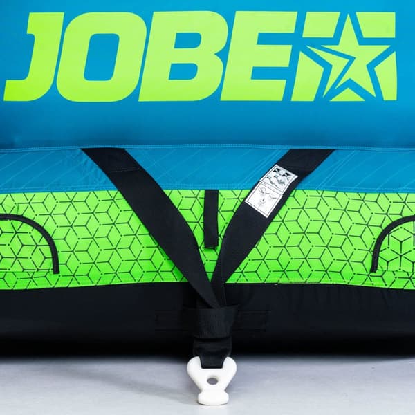 Åksoffa JOBE Binar 3P, 3 personer, 215 x 183 x 70 cm, blå/grön
