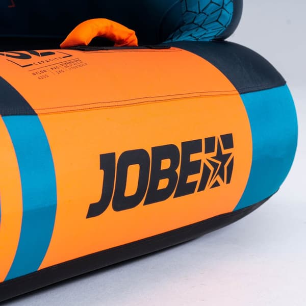 Åksoffa JOBE Proton 2P, 2 personer, 170 x 180 x 75 cm, blå/orange
