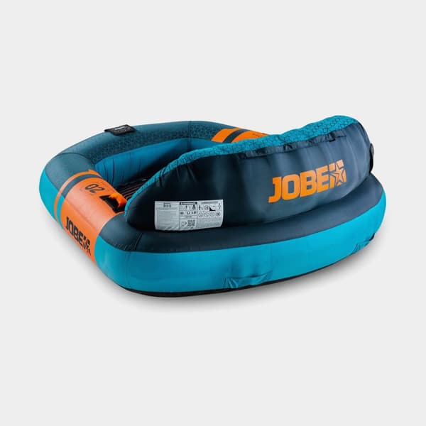 Åksoffa JOBE Proton 2P, 2 personer, 170 x 180 x 75 cm, blå/orange