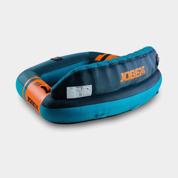 Åksoffa JOBE Proton 3P, 3 personer, 220 x 180 x 75 cm, blå/orange