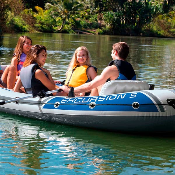 Intex Gummibåd Excursion 5 Hvid 5 Places