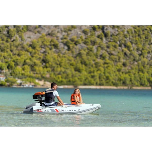 Aqua Marina Uppblåsbar Katamaranbåt Aircat 9´4´´ Grå 4 Places