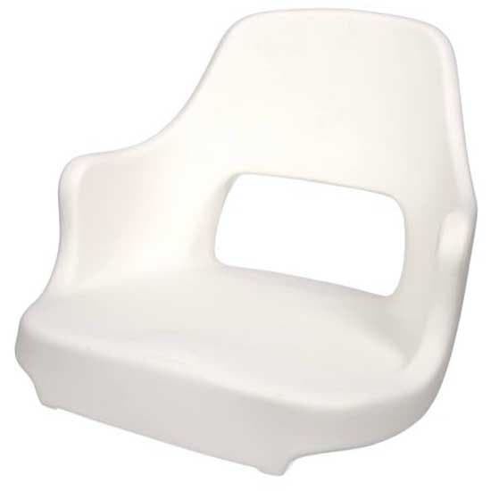 Trem Sæde Captain Hvid 42 x 51 cm