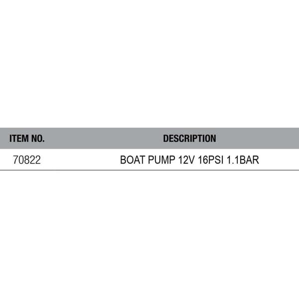 Savage Gear Luft Pump 12v 16psi 1.1bar Orange