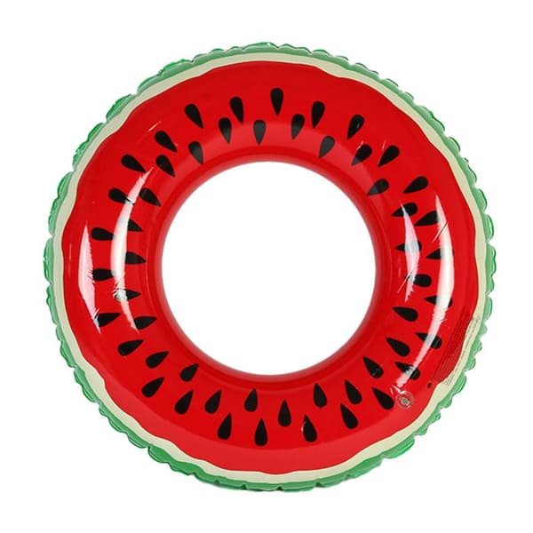 vattentät badring i form av en vattenmelon för poolen, hållbar badring för sommaren