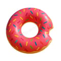Miniatyrbild 1 av 4: Giant Blow-Up Donut Float 105 cm Flerfärgad för Barn och Vuxna Pool eller Strand