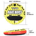 Miniatyrbillede 2 af 2: Trekantabletube, 1-3 personer, holdbart nylon, 6 EVA-håndtag,Rund 3