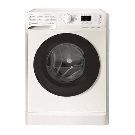 INDESIT | Washing machine | MTWSA 61294 WK EE | Energy efficiency class C | Front loading | Washing capacity 6 kg | 1151 RPM | Depth 42.5 cm | Width 5 Valkoinen
