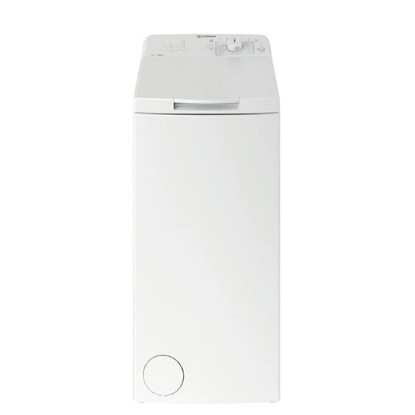 INDESIT | Washing machine | BTW L60400 EE/N | Energy efficiency class C | Top loading | Washing capacity 6 kg | 951 RPM | Depth 60 cm | Width 40 cm | Hvid