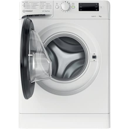 INDESIT | Washing machine | MTWE 71252 WK EE | Energy efficiency class E | Front loading | Washing capacity 7 kg | 1200 RPM | Depth 54 cm | Width 59.5