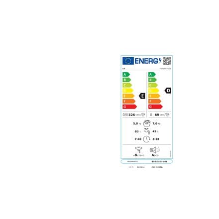 LG Washing Machine With Dryer F2DV5S7S1E, Energy Class D, 1200 RPM, 7 kg
