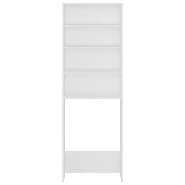 vidaXL vaskemaskineskab 64x24x190 cm hvid -  Tilbehør til vaskemaskiner & tørretumblere