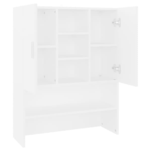 vidaXL badeværelsesskab 70,5x25,5x90 cm hvid -  Tilbehør til vaskemaskiner & tørretumblere